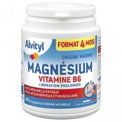 Alvityl Magnésium Vitamine B6 Libération Prolongée Comprimés Lp Pot/120 à LA GARDE