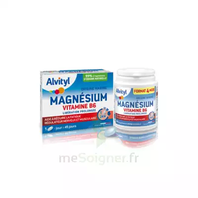 Alvityl Magnésium Vitamine B6 Libération Prolongée Comprimés Lp B/45 à LA GARDE